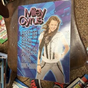 Miley Cyrus Hannah Montana Best of Both Worlds Tour 2007-2008 Concert Program